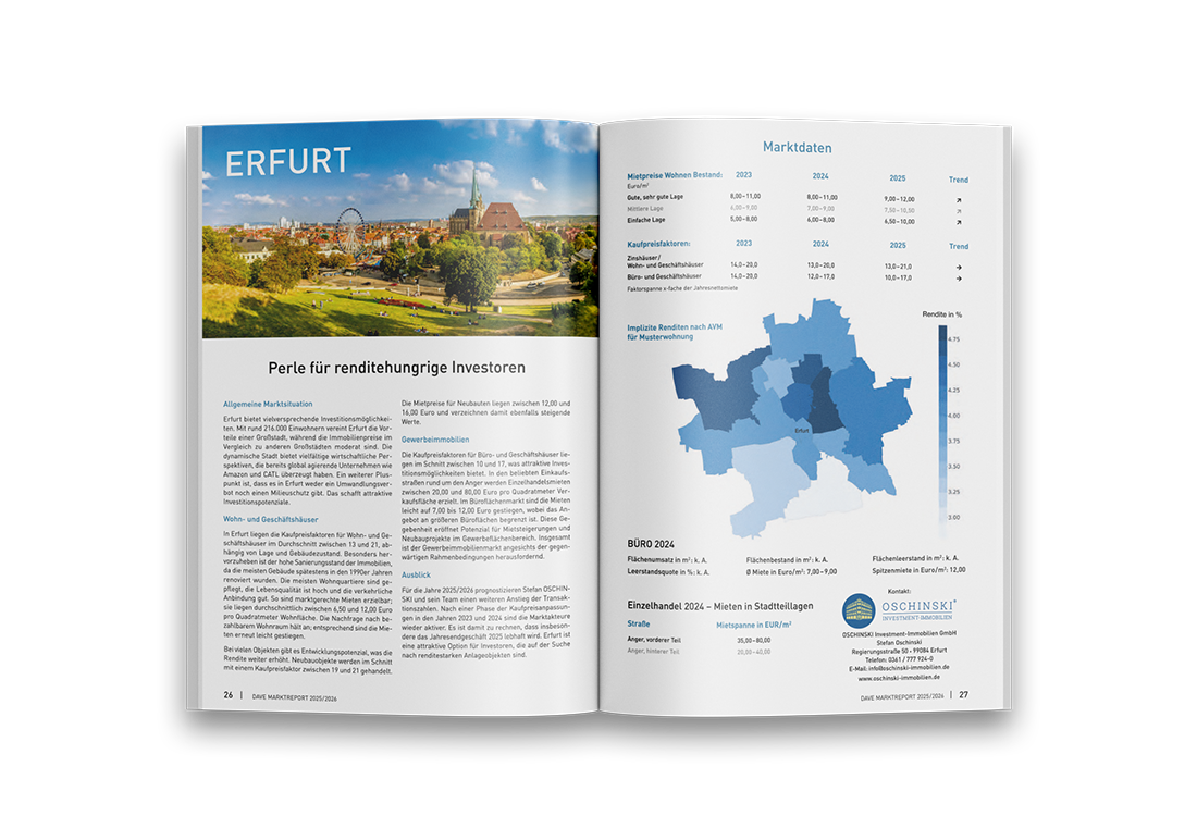 DAVE Marktbericht Mockup