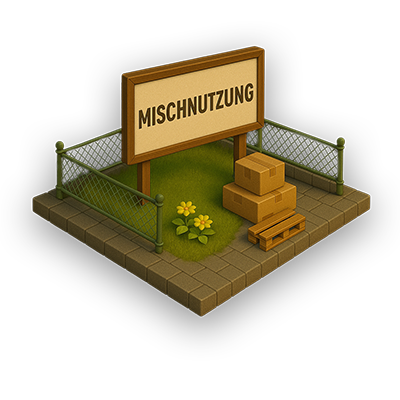 Grundstück gemischter Nutzung
